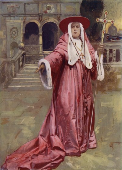Mr E S Willard dans The Cardinal - English Photographer